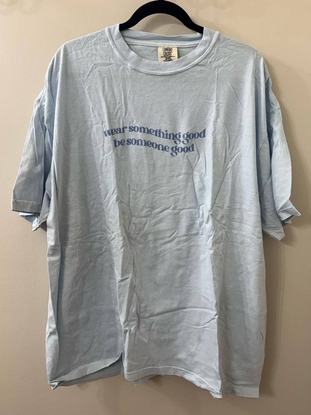 Comfort Colors Light Blue Graphic Crewneck Tee